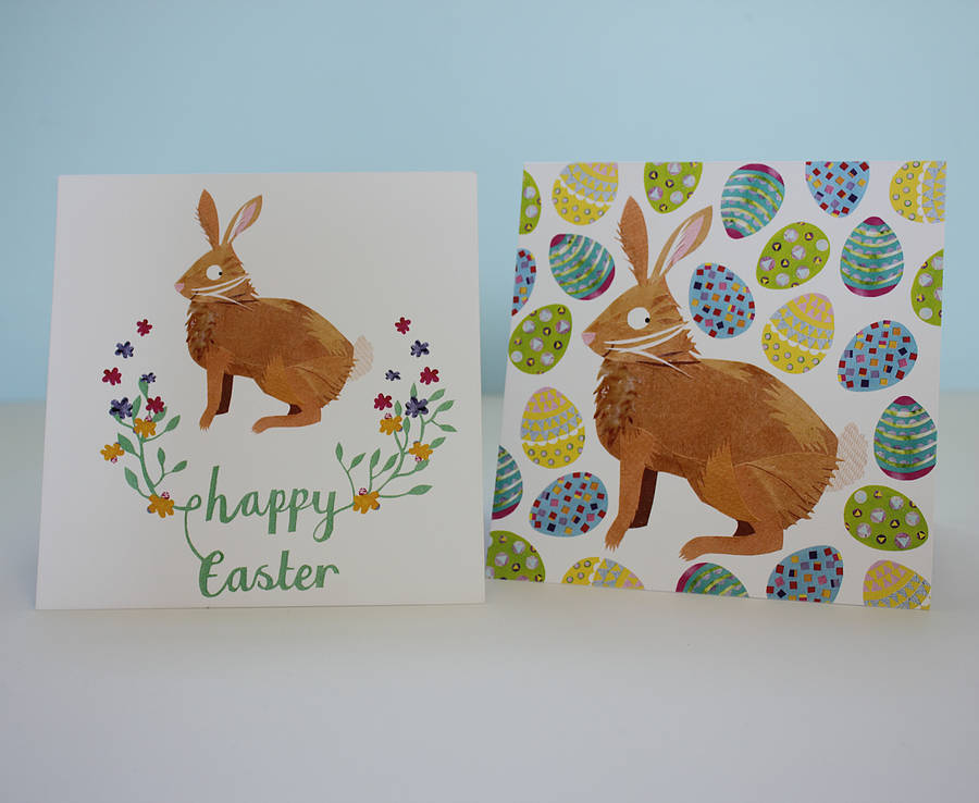 Happy Easter Bunny Card By Kate Slater Notonthehighstreet